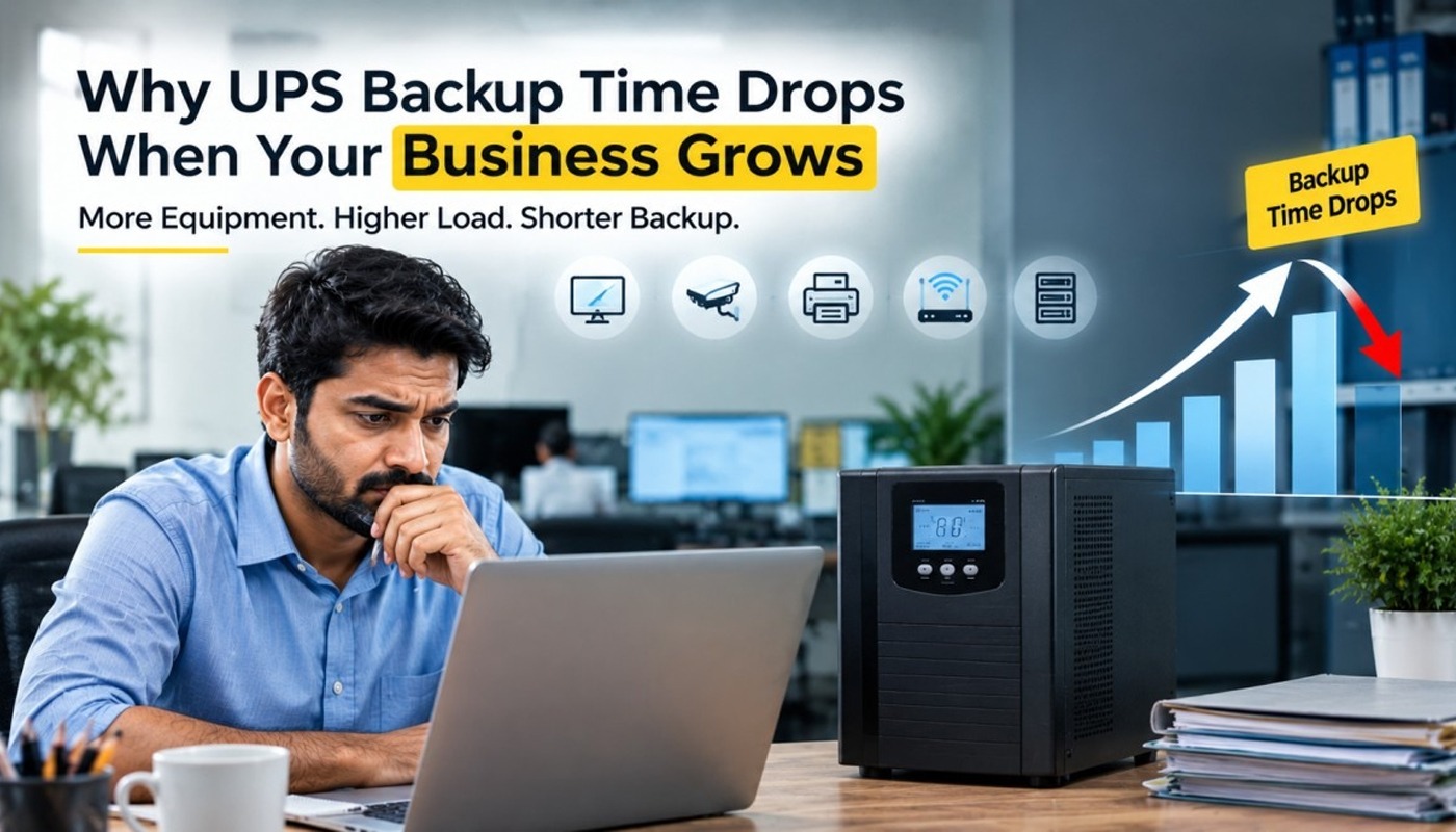 Why UPS Backup Time Drops When Your Business Grows